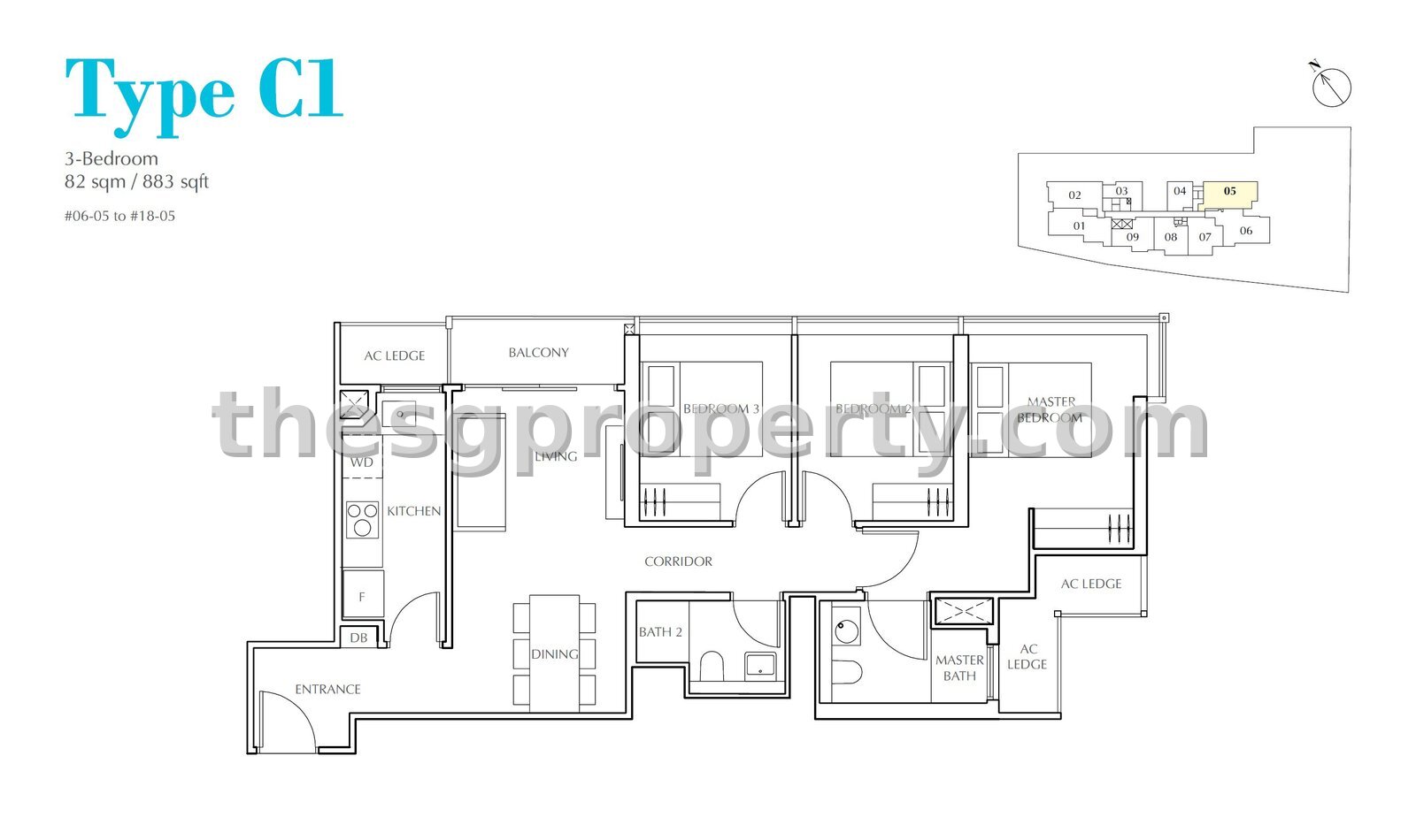 Jui Residences floor plan 6