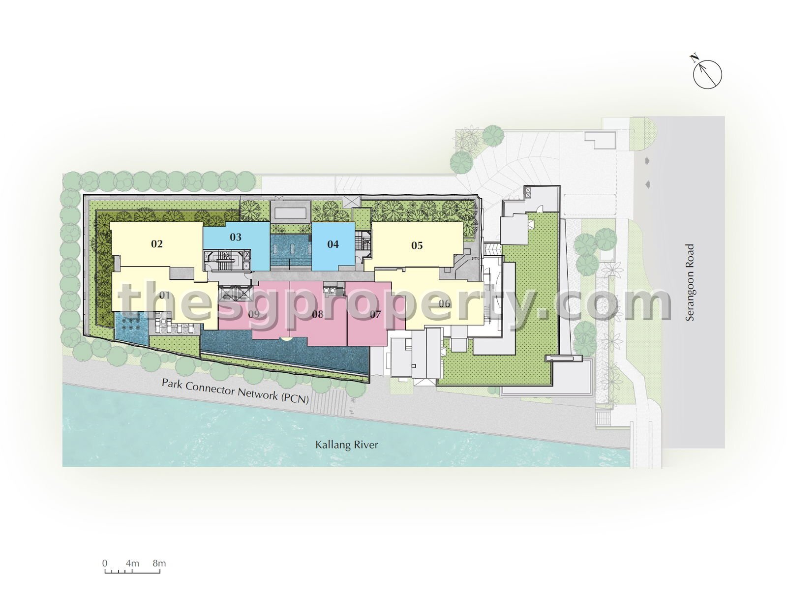 Jui Residences site plan 1